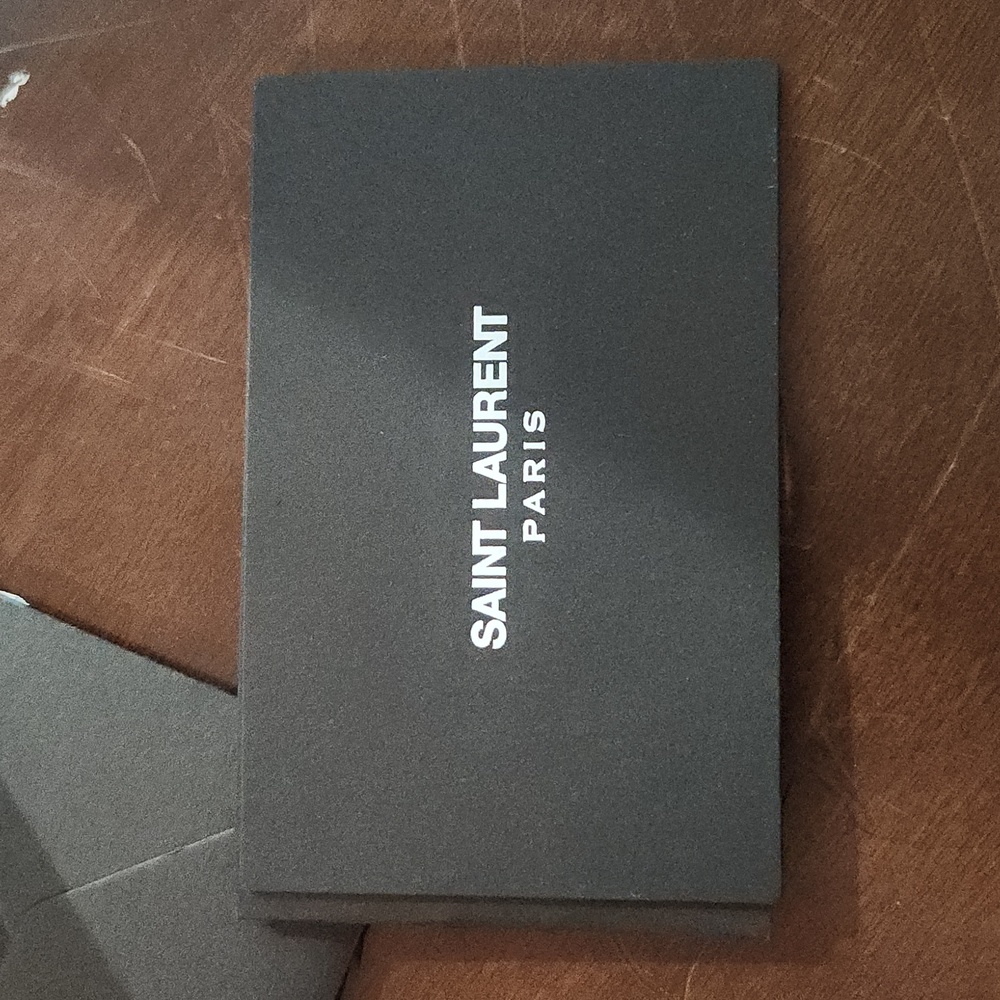 SAINT LAURENT * Women's Silver 60mm Cat Eye Sunglasses, NWT - Picture 11 of 11
